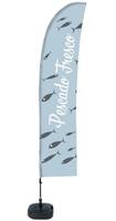 Syna Beach Flag Budget Wind Complete Set Verse Vis Spaans - BFBL-WT21-17-I149