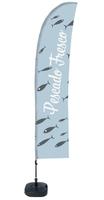 Syna Beach Flag Budget Wind Complete Set Verse Vis Spaans ECO Printmateriaal - BFBL-WT21-17-I149ECO