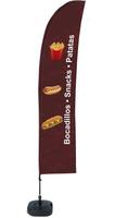 Syna Beach Flag Budget Wind Complete Set Snacks Spaans - BFBL-WT21-17-I158
