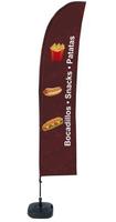 Syna Beach Flag Budget Wind Complete Set Snacks Spaans ECO Printmateriaal - BFBL-WT21-17-I158ECO