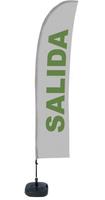 Syna Beach Flag Budget Wind Complete Set Uitgang Spaans ECO Printmateriaal - BFBL-WT21-17-I161ECO