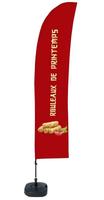 Syna Beach Flag Budget Wind Complete Set Loempia's Frans ECO Printmateriaal - BFBL-WT21-17-I505ECO