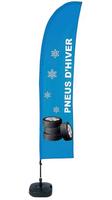 Syna Beach Flag Budget Wind Complete Set Winterbanden Frans - BFBL-WT21-17-I510