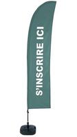 Syna Beach Flag Budget Wind Complete Set hier Aanmelden Groen Frans - BFBL-WT21-17-I598