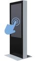 Syna Digitale Totem Dubbelzijdig met 65