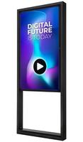 Syna Outdoor Digitale Totem Design met 55" Samsung Scherm - DIOTOTEMD55ESF