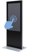 Syna Digitale Totem Slim met 55" Samsung Scherm en Touchfolie - DISTOTEM55ESFT