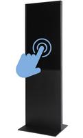 Syna Digitale Smart Line Totem met 43" Samsung Scherm en Touchscreen Zwart - DITTOTEM43ESFT