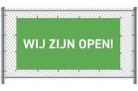 Syna Hekwerkbanner 200 X 100 cm Open Nederlands Groen - FBG200-100-I687