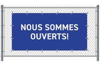 Syna Hekwerkbanner 200 X 100 cm Open Frans Blauw - FBG200-100-I697