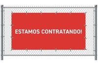 Syna Hekwerkbanner 200 X 100 cm Wij Zoeken Collega's Spaans Rood - FBG200-100-I743