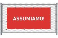 Syna Hekwerkbanner 200 X 100 cm Wij Zoeken Collega's Italiaans Rood - FBG200-100-I749