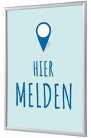 Syna Kliklijst A4 Complete Set hier Melden Blauw Nederlands - KRA4G25LPPI453
