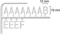 Syna Letterbord Zwart 30 X 30 cm met Zwarte Lijst - LEBBL30X30