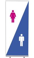 Syna Roll-Banner Budget 85 Complete Set Sanitaire Voorzieningen - RBB085LSFI373