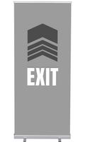 Syna Roll-Banner Budget 85 Complete Set Uitgang Grijs Engels - RBB085LSFI374