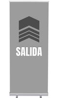 Syna Roll-Banner Budget 85 Complete Set Uitgang Grijs Spaans - RBB085LSFI377