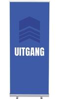 Syna Roll-Banner Budget 85 Complete Set Uitgang Blauw Nederlands - RBB085LSFI379