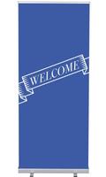 Syna Roll-Banner Budget 85 Complete Set Welkom Blauw Engels - RBB085LSFI394
