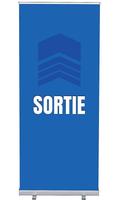 Syna Roll-Banner Budget 85 Complete Set Uitgang Blauw Frans - RBB085LSFI567