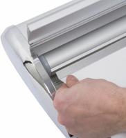 Syna Roll-Banner Premium Clamp 85 X 160 - 220 cm - RBPC085