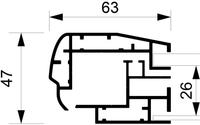 Syna Vergrendelbaar Notitiebord Outdoor 4x A4 RAL 7016 - SCT4XA4PHC7016JS