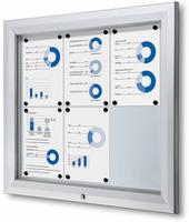 Syna Vergrendelbaar Notitiebord Outdoor 6x A4 - SCT6XA4PH