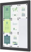 Syna Outdoor Vergrendelbaar Notitiebord Slim 9 X A4 Anthracite - SCTE9XA4PHC7016JS