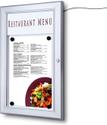 Syna Outdoor Menubord LED Verlicht met Logo Paneel 1x A4 Staand - SCZ1XA4LED