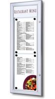 Syna Outdoor Menubord met Logo Paneel 2x A4 Staand - SCZ2XA4T