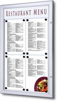 Syna Outdoor Menubord met Logo Paneel 4x A4 Staand - SCZ4XA4