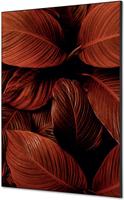 Syna Wanddecoratie Textiel SET A1 Botanische Bladeren Rood - TFR22WA1-SET-I19