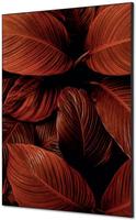 Syna Wanddecoratie Textiel SET A1 Botanische Bladeren Rood - TFR22WA1-SET-I19