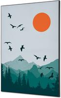 Syna Wanddecoratie Textiel SET A1 Zon en Vogel - TFR22WA1-SET-I25