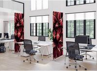 Syna Scheidingswand Textiel Deco 85-200 Cactus Rood I821 - ZBSLIM085-200-DSI821