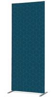 Syna Scheidingswand Textiel Deco 100-200 Dubbelzijdig Hexagon Blauw - ZBSLIM100-200-DSI13