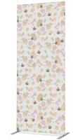 Syna Scheidingswand Textiel Deco 100-200 Dubbelzijdig Foya Bloemen ECO - ZBSLIM100-200-DSI22ECO