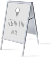 Syna A-Bord A1 Complete Set hier Melden Grijs Engels - ZPA1G32MEI251