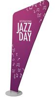 Syna Zipper-Banner Triangle Print Dubbelzijdig - ZWBT-LGDS
