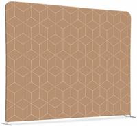 Syna Scheidingswand Textiel 150-150 Dubbelzijdig Hexagon Beige - ZWSE150-150SSK-DSI12