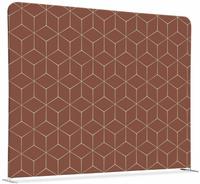 Syna Scheidingswand Textiel 150-150 Dubbelzijdig Hexagon Roest - ZWSE150-150SSK-DSI17