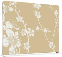 Syna Scheidingswand Textiel 150-150 Dubbelzijdig Abstracte Japanse Bloesem Beige - ZWSE150-150SSK-DSI6
