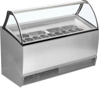 SCHEPIJSVITRINE BERMUDA 13 BAKKEN + RESERVE voor 12 BAKKEN 1670 X 800 X 1343 - BERMUDA RV13