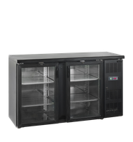 TEFCOLD Barkast - 2 Glasdeuren - CBC210G (SG2)