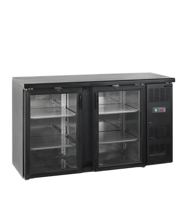 TEFCOLD Barkast - 2 Glasdeuren - CBC210G (SG2) 1
