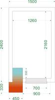 TEFCOLD Vriesruimte (Compleet met Monoblock) - CRNF1524