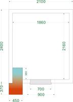 Vriesruimte (Compleet met Monoblock) - CRNF2124