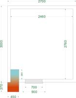 Vriesruimte (Compleet met Monoblock) - CRNF2730