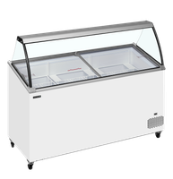 Vriezer voor Schepijs - schuin Oplopend met Bovenblad - IC501SCE+SO