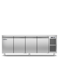 Geventileerde 4- Deurs Koelwerkbank GN 1/1 - MASTER 4P